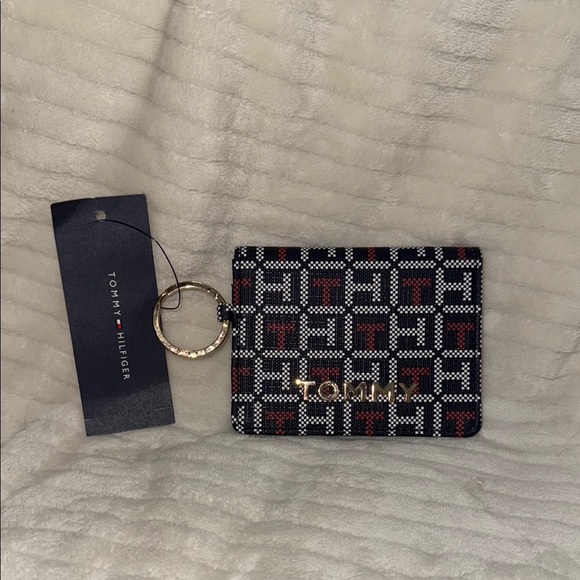 Tommy Hilfiger Accessories - Tommy Hilfiger Black and Red Card Holder